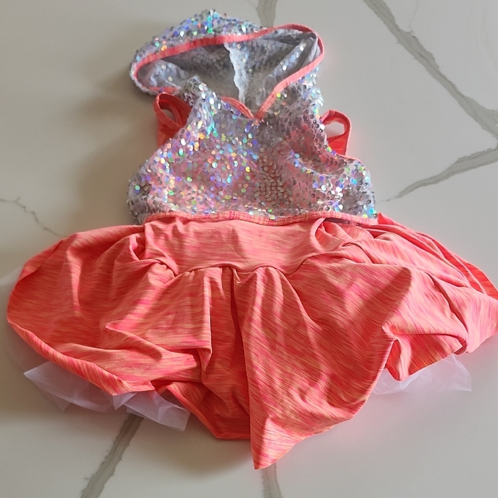Sparkling Pink and Silver Kids Costume